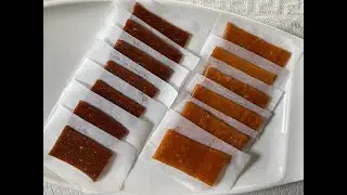 🌞🥭Sun-Dried Mango Fruit Roll-ups 😋 Sun-Dried Mango Leather 👌 మామిడి తాండ్ర| Aam Papad | No Cooking