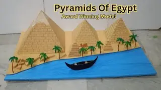 How to Make a Stunning Pyramids of Egypt Model | DIY School Project