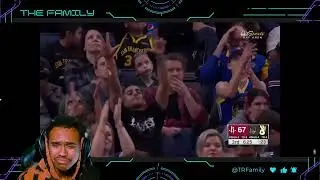 TrFamily reacts to WARRIORS VS ROCKETS