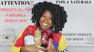 Products EVERY TYPE 4 Natural Should Have in Winter