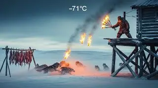 An Old Man Alone in the Arctic vs a Wolf Pack &mdash; Protecting His Reindeer at All Costs