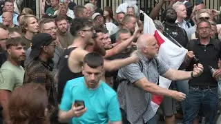 Tensions flare at UK far-right demonstration after Southport knife attack on children | AFP