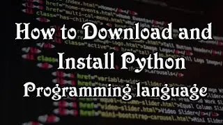 How to Download and Install Python Programming Language || Mine of Technology [Hindi/Urdu]