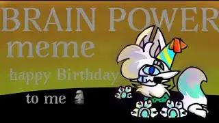 BRAIN POWER meme Happy Birthday TO me