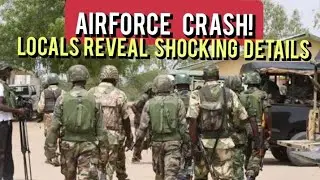 🔥 ВОЕННАЯ ПАНИКА 😱 Самолет ВВС Нигерии потерпел крушение в штате Нигер &mdash; то, что увидели местные ...