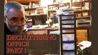 Decluttering Process Office Area Part 1 - ongoing series towards MINIMALISM and SIMPLE LIVING