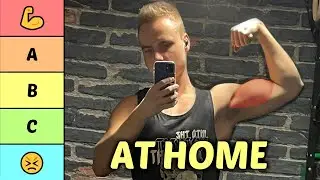 14 Home Biceps Exercises Ranked - Tier List (No Equipment!)