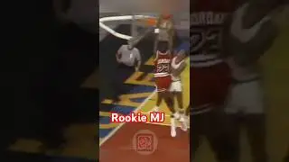 Ennis Whatley Lobs it to MICHAEL JORDAN (1984) #michaeljordan #chicagobulls #nba #shorts