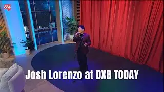 Josh Lorenzo performed Fantasy and Reasons by Earth, wind and fire at DXB TODAY