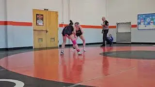 Ava Williams (L) vs C.Noah - 125lbs Girls Wrestling - Finals Match 1 - 2025 Juston Wolfe Tournament