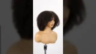 Soft, full afro coily curls with a warm chestnut glow 🍂 #bohohair #fpy #wigs #naturalhair
