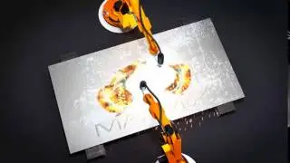logo robot arms
