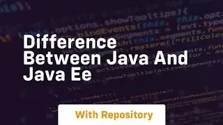 difference between java and java ee