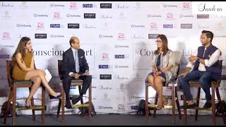 Anita Dongre & Yash Dongre with Saachi Bahl & Vickram Bahl at #ConsciousEffort 2022