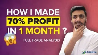 How I made 70% in 1 month | Swing Trading | Swing trading strategies