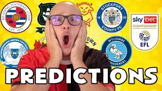 2025/26 EFL League 1 Predictions - Week #22