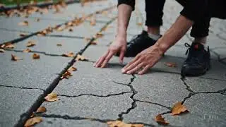Kind Gesture: Helping Hand on the Sidewalk