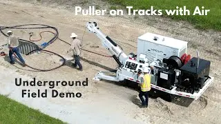 Underground Puller - Electric distribution line construction