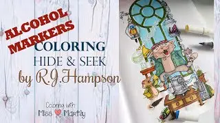 Coloring Hide & Seek b RJ Hampson | Invisibility potion with OHUHU Markers