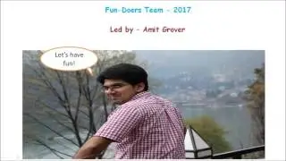 DS&I India Fun-Doers Team 2017