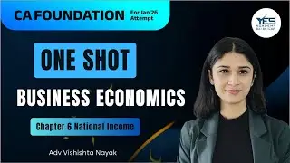 CA Foundation Business Economics (Lec 2) | One Shot Revision | Chapter 6 National Income | Jan 2026