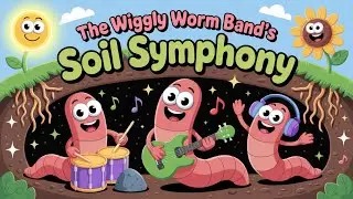 The Wiggly Worm Band&rsquo;s Soil Symphony 🎵 | Fun Learning Cartoon for Kids About Soil & Teamwork!