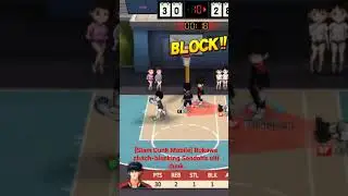 [Slam Dunk Mobile] Rukawa clutch-blocking Sendoh's ulti dunk