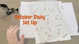 Setting Up My October Memory Keeping Journal/October Daily 2022/Junk Journal Process Video