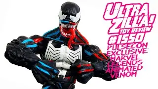 MARVEL LEGENDS PULSECON EXCLUSIVE ANIMATED VENOM REVIEW!