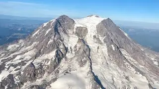 Inflight View of Mt. Rainier on my Delta Air Lines flight to Ft. Worth