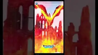VFX effects - Dracula at Whitby Abbey in Yorkshire, England ​⁠@ROCOMEDIA