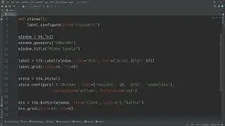 448 - Implementando a ação de click em um botão no tkinter Python