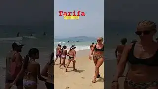 Beach Walk Tour 4K Tarifa Travel Spain Natural #beachwalk4k #travelspain #tarifa #ocean #malaga