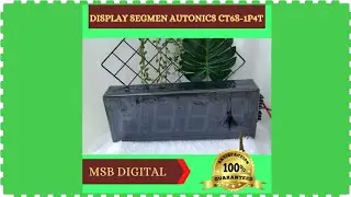 Display Segmen 4inch 4digit Autonics CT65 1P4T Conter Timer with communication protocol Modbus RTU