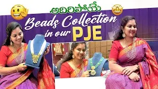 Latest beads & |perals |collection and |gold jewellery | with weight |light weight jewellery 
