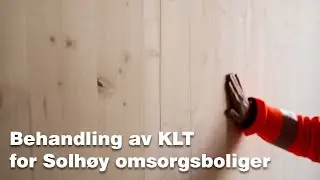 Behandling av KLT med NT Deco brannimpregnering // Firesafe