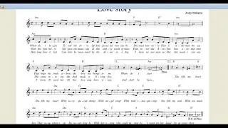 LOVE STORY sheet music CÂU CHUYỆN TÌNH YÊU
