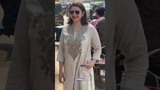Prachi Desai spotted in the city, heading out to cast her vote!😍😍.  #filmfashionfitness