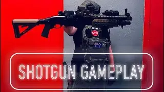 Airsoft Tri-Shot Shotgun Gameplay! |Cyma Tri-Shot|