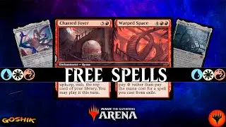 Turn 3 free Ulamog |Charred Foyer // Warped Space |Historic MTG Arena