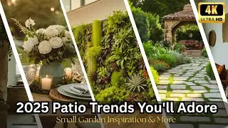 Patio Trends 2025 You&rsquo;ll Adore | Small Garden Inspiration & Cozy Outdoor Living