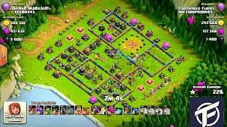 clash of clans / coc / Best Hydra clone super archer's invisible spells attack strategy/ th 15/ 2023
