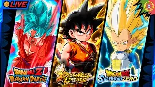 Miss&otilde;es Dokkan + Eventos Legends + Batalhas Sparking Zero! - Live Dragon Ball (PT)