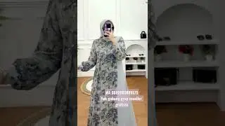 Gamis Cantik motif mix polos | Ceruty Armani Babydoll Printing Premium #shorts #gamismurah