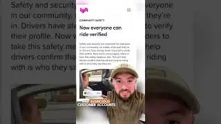 Lyft Rider Verification Feature is Rolling Out 👀🚗 #lyft #rideshare