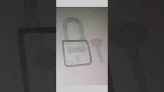 #shortvideo lock drawing || Made by Monika ||