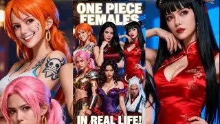 One-piece female characters in real life 🔥