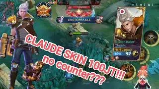 Awal season paling enak ngepush pakai MM???|gameplay claude| #mobilelegends 