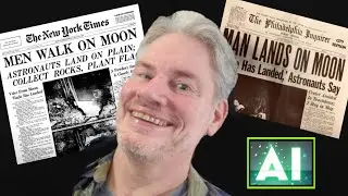 NASA's 1969 Moon Landing and AI: Exploring Human Ingenuity Through Time