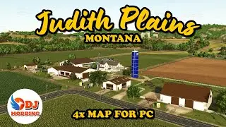 A True Masterpiece - Judith Plains 4x by DJ Modding -  Map Preview for FS25